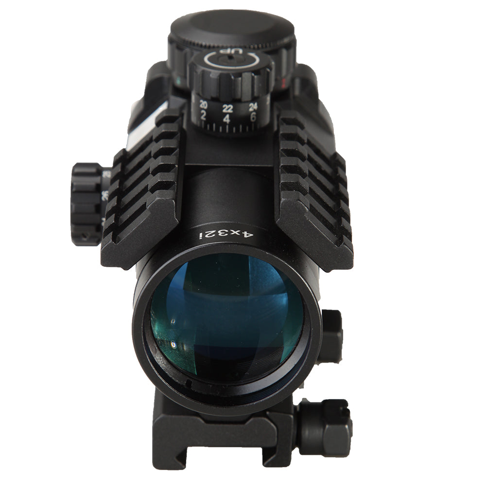 Marcool 2.5/3/4x32 Prism Scope BDC Reticle for real fire arms fitzztyl co. 