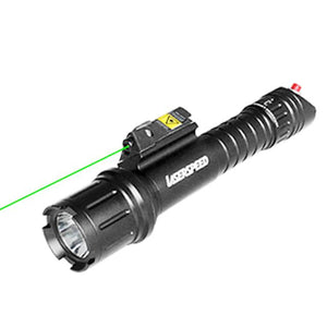 Tactical rifle long distance green laser sight and 500lumen flashlight combo fitzztyl co. 
