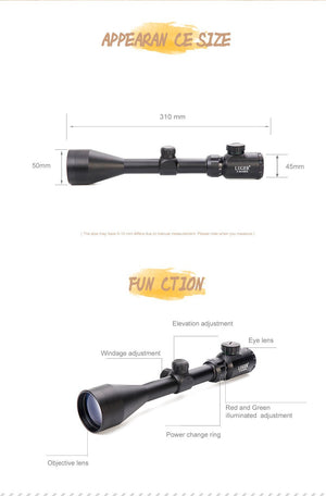 3-9X50EG Airgun Scope fitzztyl co. 